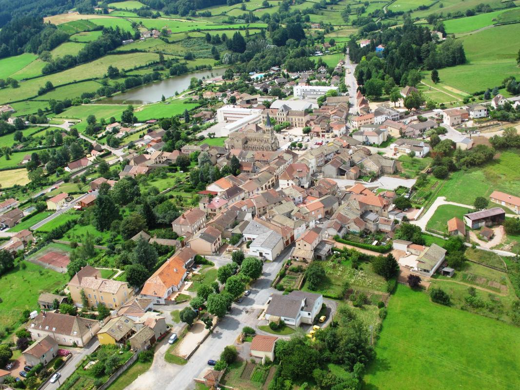 Vue générale du Gîte Grand'Roche à Matour